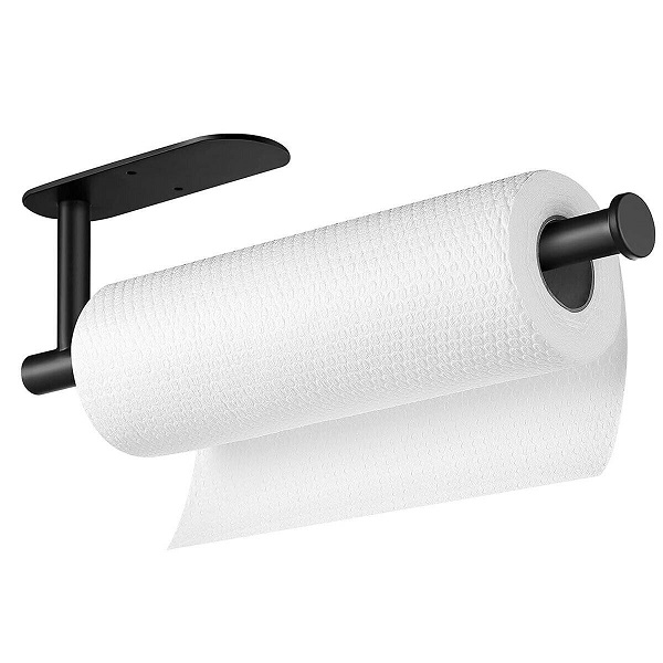 Bathroom Kitchen Paper Towel Holder Roll Holder Stand Self Adhesive Wall Mounted
